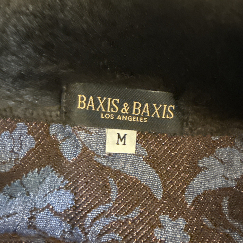 Baxis & Baxis Los Angeles Faux Fur Collar Jacket Medium - Picture 5 of 7